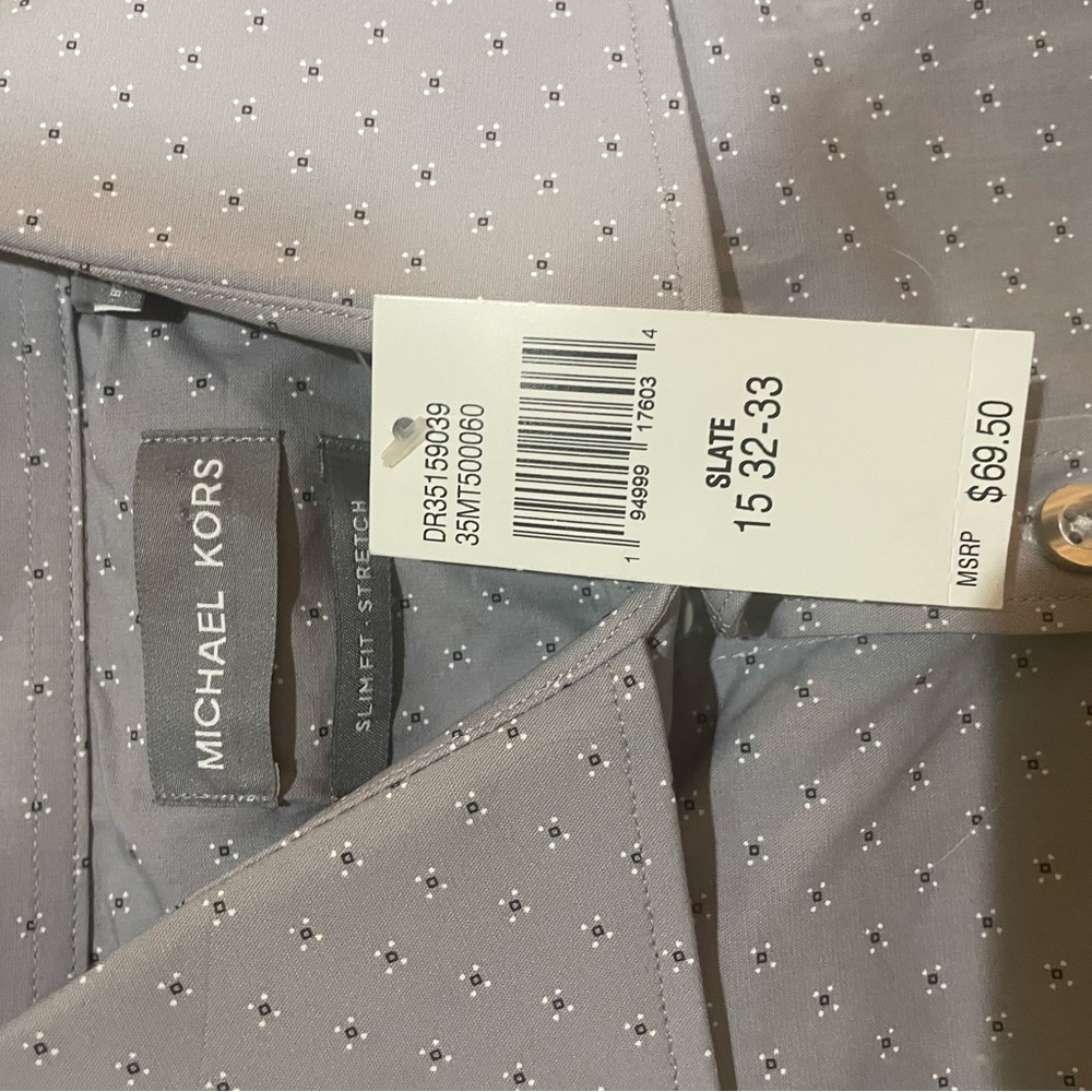 Mens Michael Kors Dress Shirt Medium *NEW WITH TAGS*